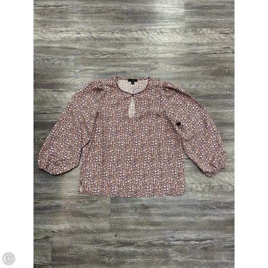 Top Long Sleeve By J. Crew In Purple, Size: S