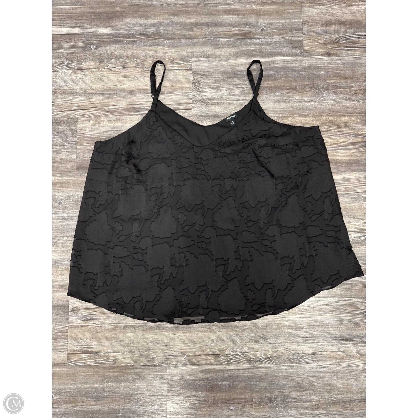 Top Sleeveless By Torrid In Black, Size: 3x