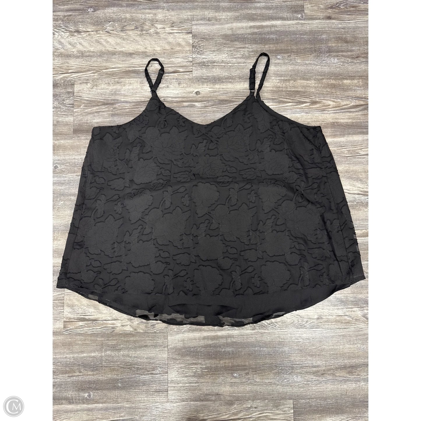 Top Sleeveless By Torrid In Black, Size: 3x