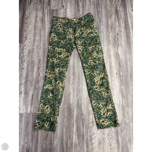 Pants Cropped By Anthropologie In Green, Size: 0