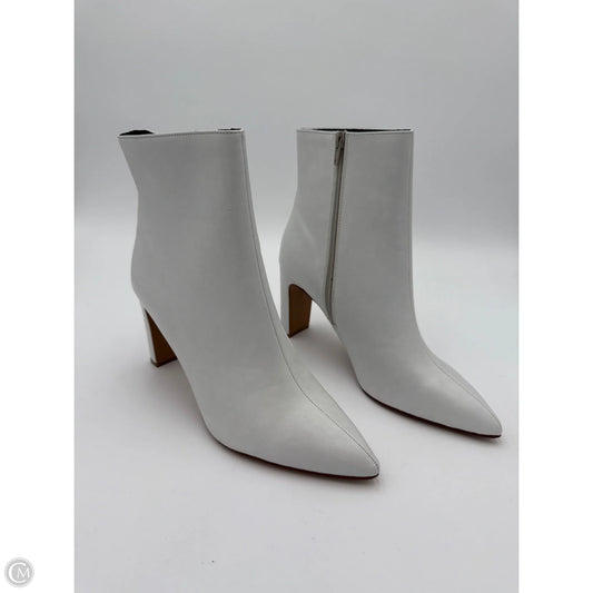 Boots Ankle Heels By Chinese Laundry In White, Size: 9