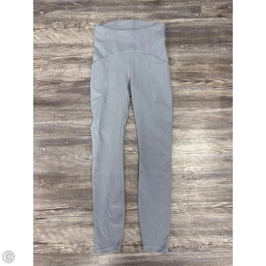 Athletic Leggings By Lululemon In Grey, Size: 2
