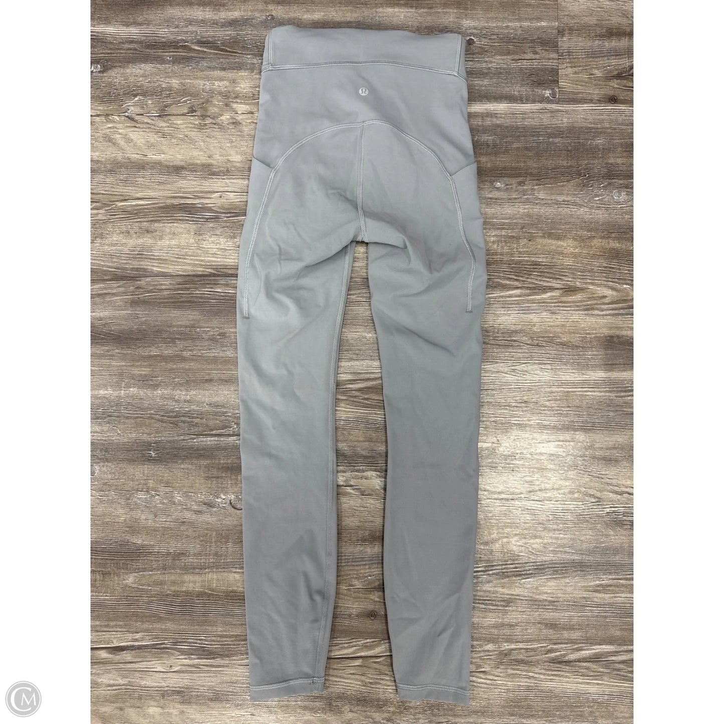 Athletic Leggings By Lululemon In Grey, Size: 2