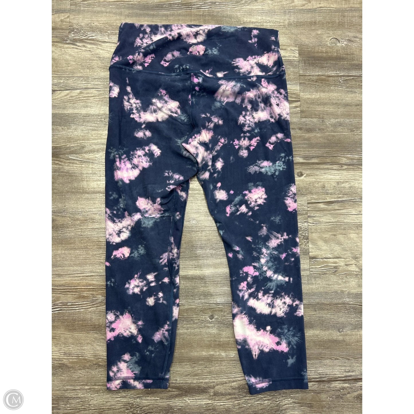 Athletic Leggings By Lululemon In Blue & Purple, Size: 10