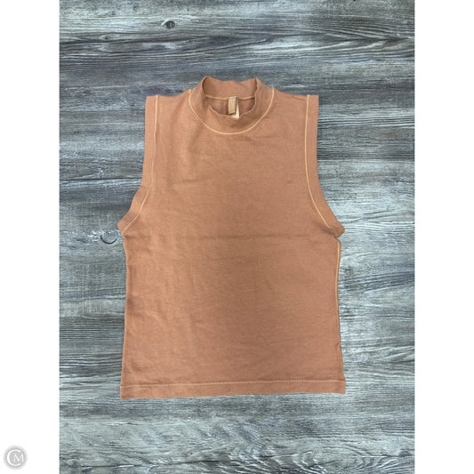 Top Sleeveless By Skims In Tan, Size: S