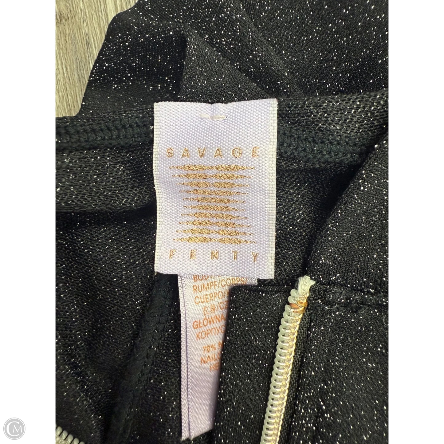 Jumpsuit By Savage Fenty In Black & Silver, Size: 1x