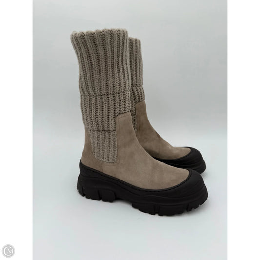 Boots Designer By BRUNELLO CUCINELLI In Grey, Size: 8
