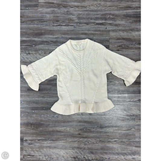 Sweater Designer By Kate Spade In Cream, Size: S