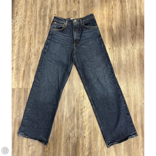 Jeans Designer By Agolde In Blue Denim, Size: 0