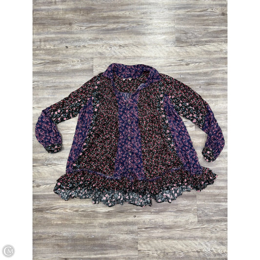 Dress Casual Short By Free People In Floral Print, Size: M