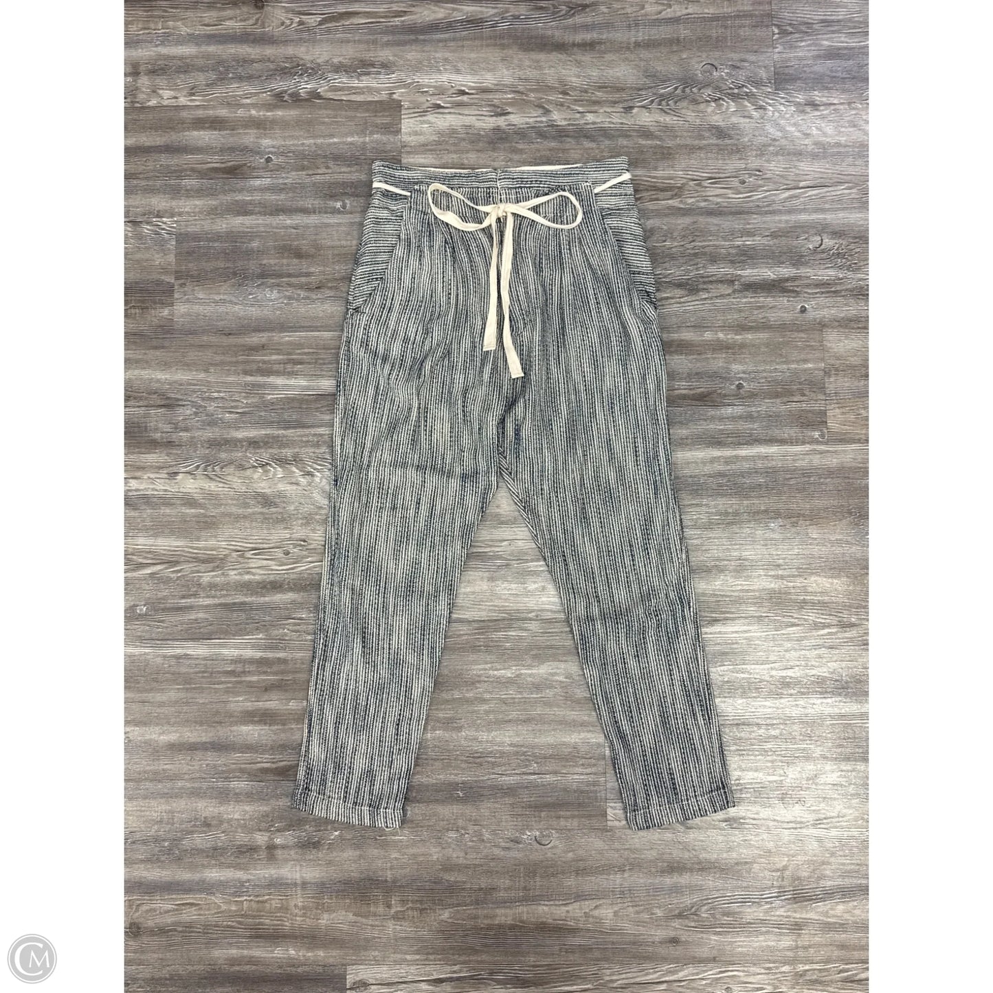 Pants Cropped By Free People In Blue & White, Size: 6