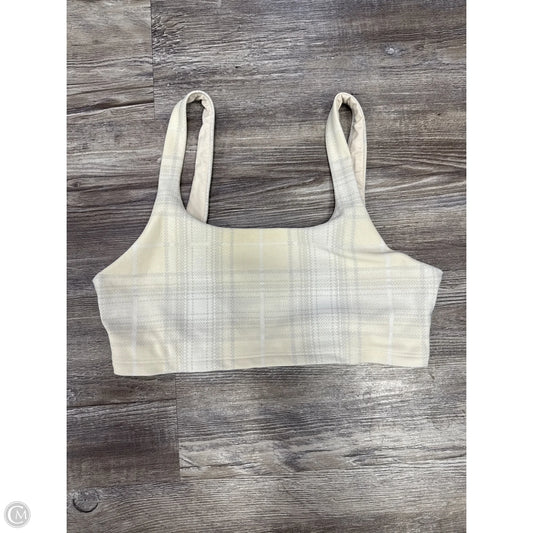 Athletic Bra By Alo In Yellow, Size: Xs