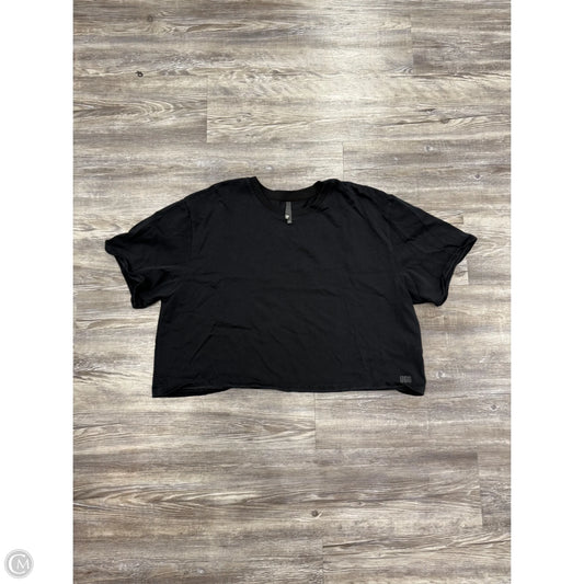 Top Short Sleeve By Ugg In Black, Size: Xl