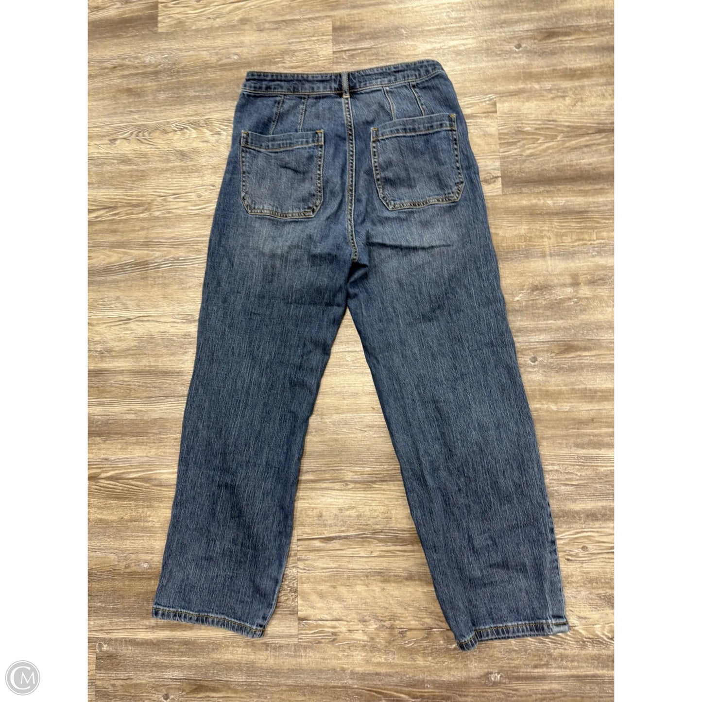Jeans Cropped By Pilcro In Blue Denim, Size: 4