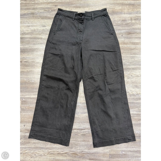 Jeans Wide Leg By Everlane In Black Denim, Size: 6