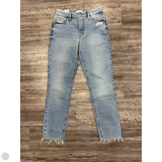 Jeans Designer By Good American In Blue Denim, Size: 2