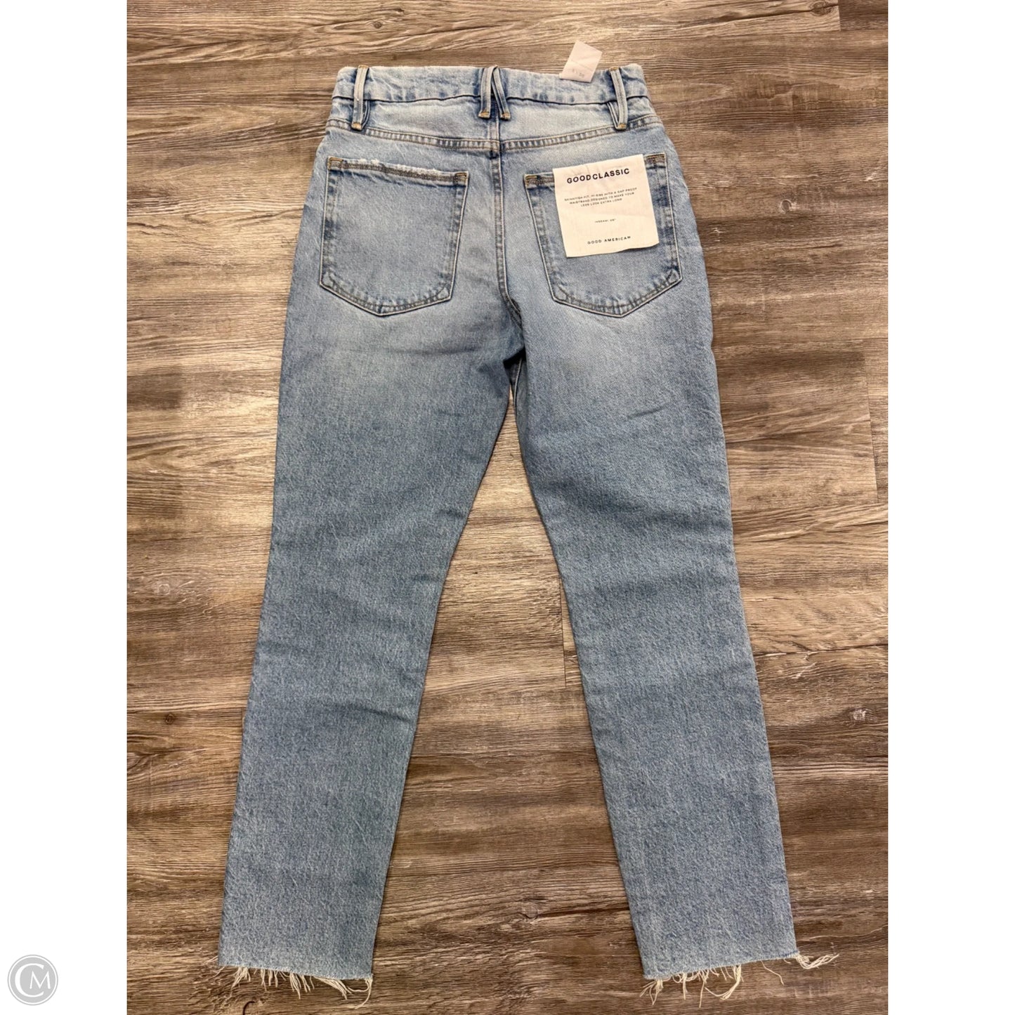 Jeans Designer By Good American In Blue Denim, Size: 2