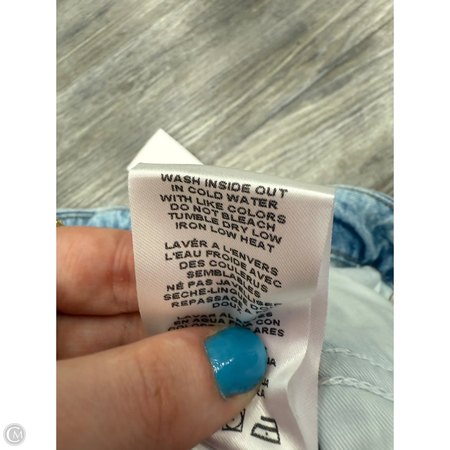 Jeans Designer By Good American In Blue Denim, Size: 2