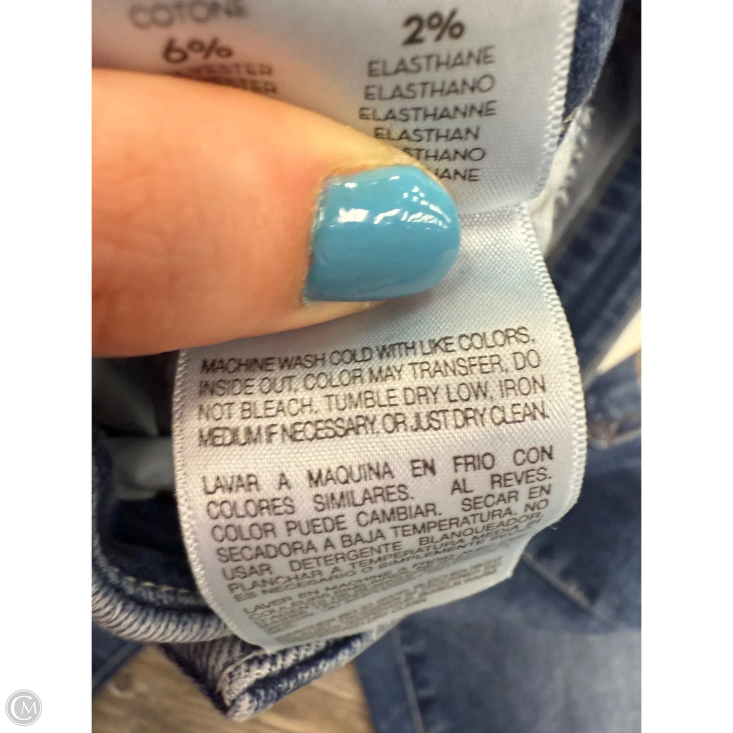 Jeans Designer By Mother Jeans In Blue Denim, Size: 2
