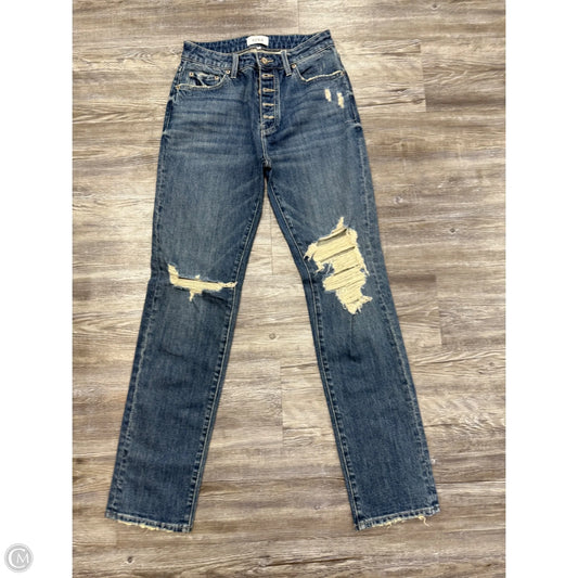 Jeans Straight By Pistola In Blue Denim, Size: 2