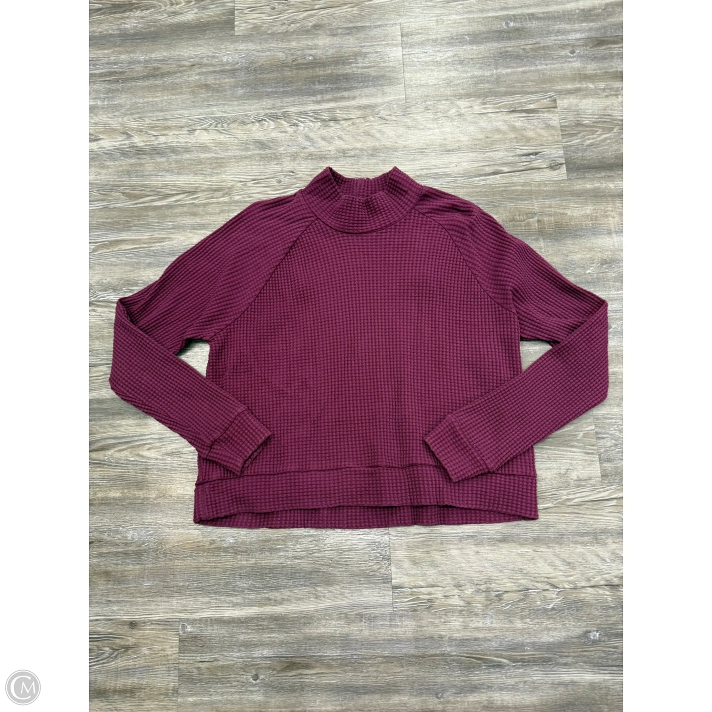Top Long Sleeve By The North Face In Purple, Size: M