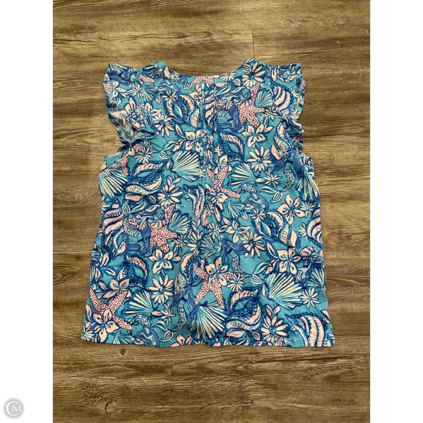 Top Sleeveless By Lilly Pulitzer In Blue, Size: S