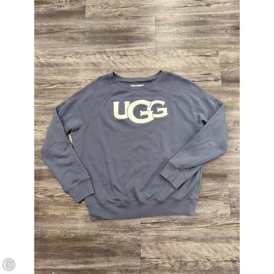 Sweatshirt Crewneck By Ugg In Blue & White, Size: M