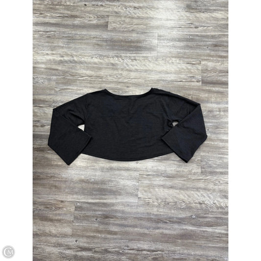 Athletic Top Long Sleeve Crewneck By Lululemon In Grey, Size: Xs