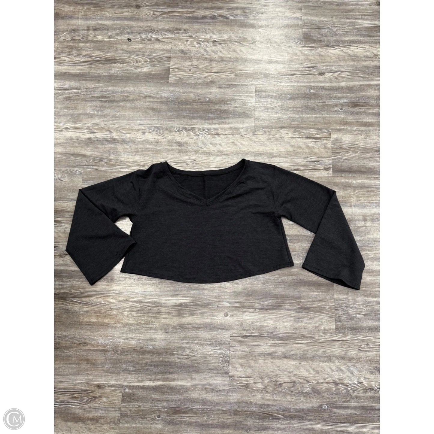 Athletic Top Long Sleeve Crewneck By Lululemon In Grey, Size: Xs