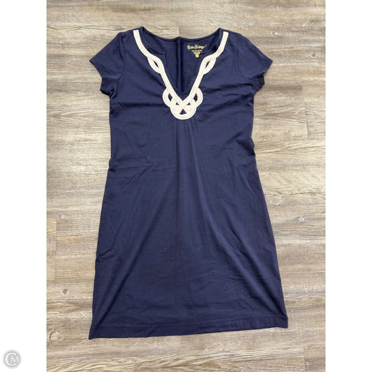 Dress Casual Short By Lilly Pulitzer In Blue & White, Size: S