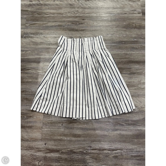 Skirt Designer By Kate Spade In White, Size: 0