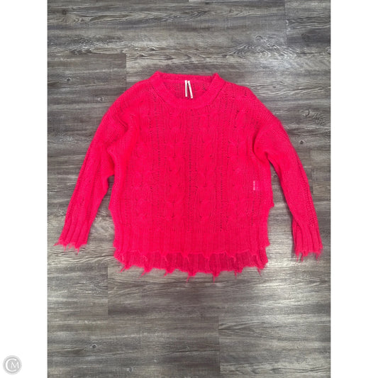 Sweater By Anthropologie In Pink, Size: M