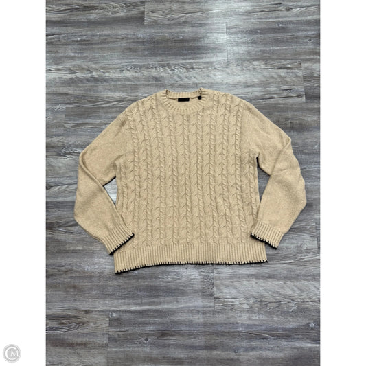 Sweater By Atm In Tan, Size: M