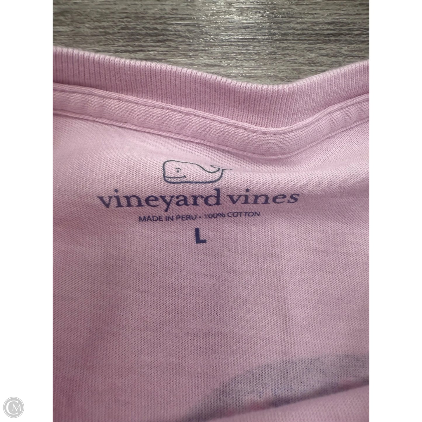 Top Short Sleeve By Vineyard Vines In Purple, Size: L