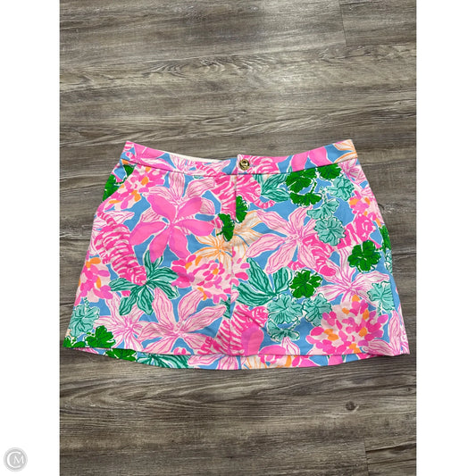 Skort Designer By Lilly Pulitzer In Multi-colored, Size: 10