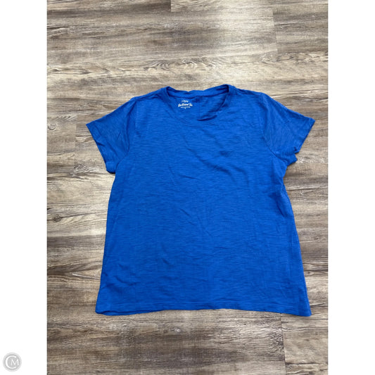 Top Short Sleeve By J. Crew In Blue, Size: L