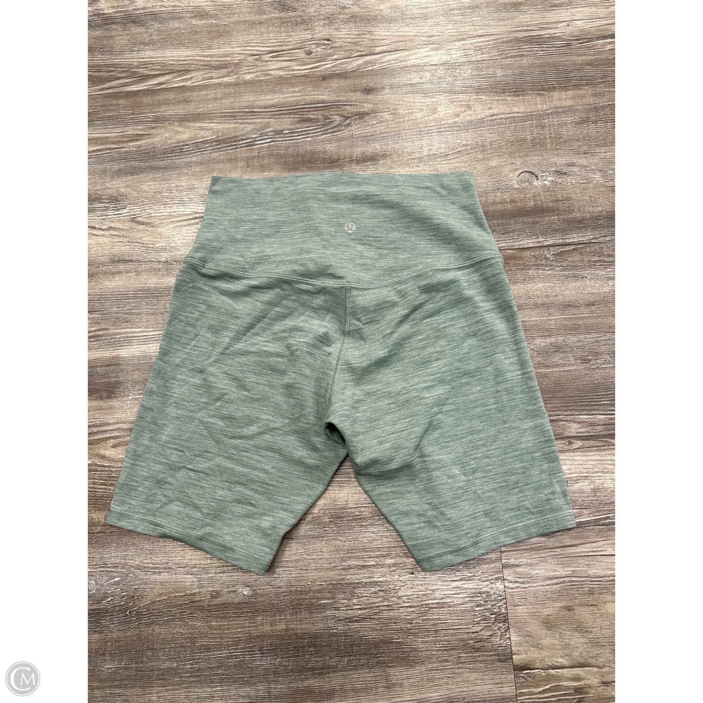 Athletic Shorts By Lululemon In Green, Size: 8