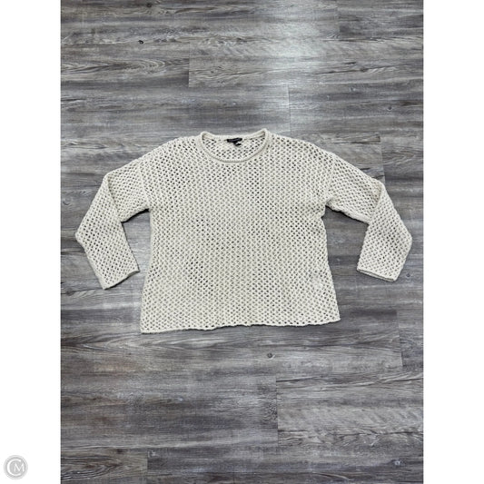 Sweater By Eileen Fisher In Cream, Size: Xs