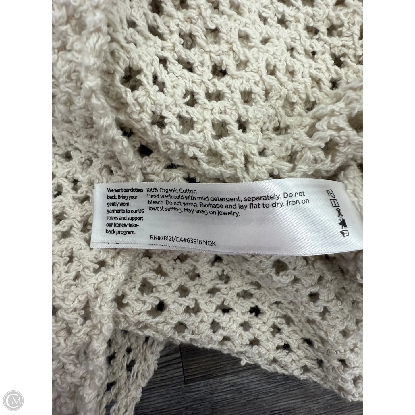 Sweater By Eileen Fisher In Cream, Size: Xs