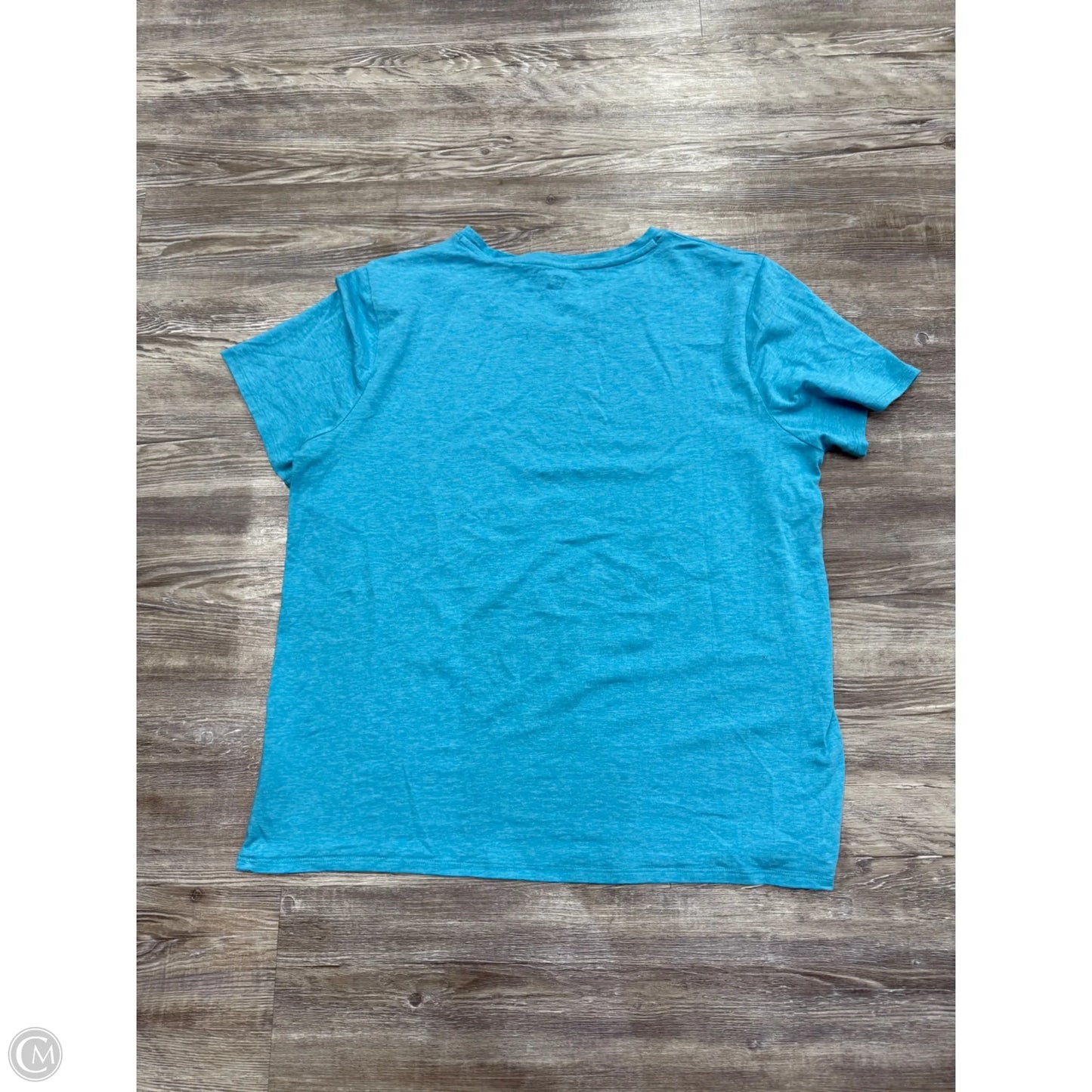 Athletic Top Short Sleeve By Tasc In Blue, Size: L
