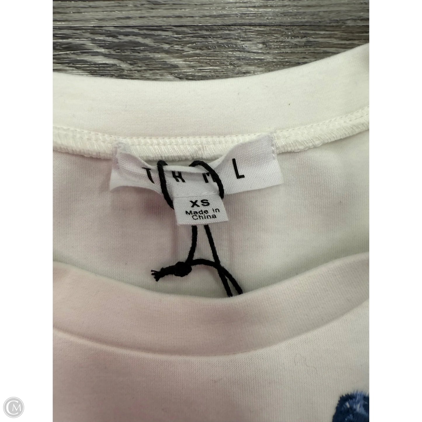 Top Short Sleeve By Thml In White, Size: Xs