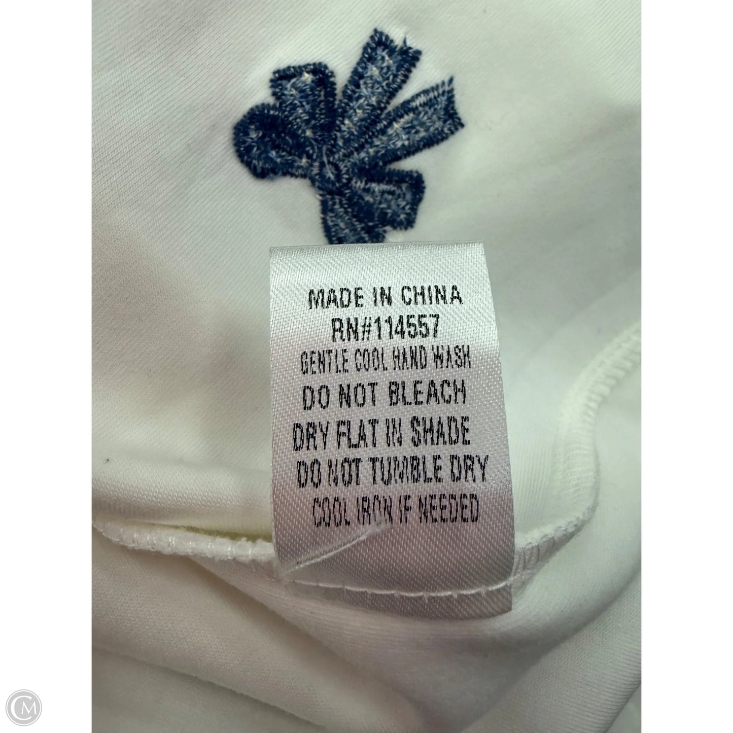 Top Short Sleeve By Thml In White, Size: Xs