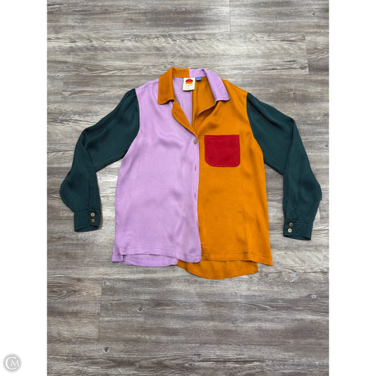 Top Long Sleeve By Farm Rio In Purple, Size: S