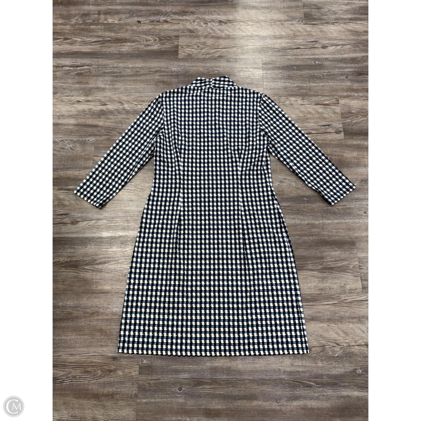 Dress Casual Midi By J Mclaughlin In Blue & White, Size: L