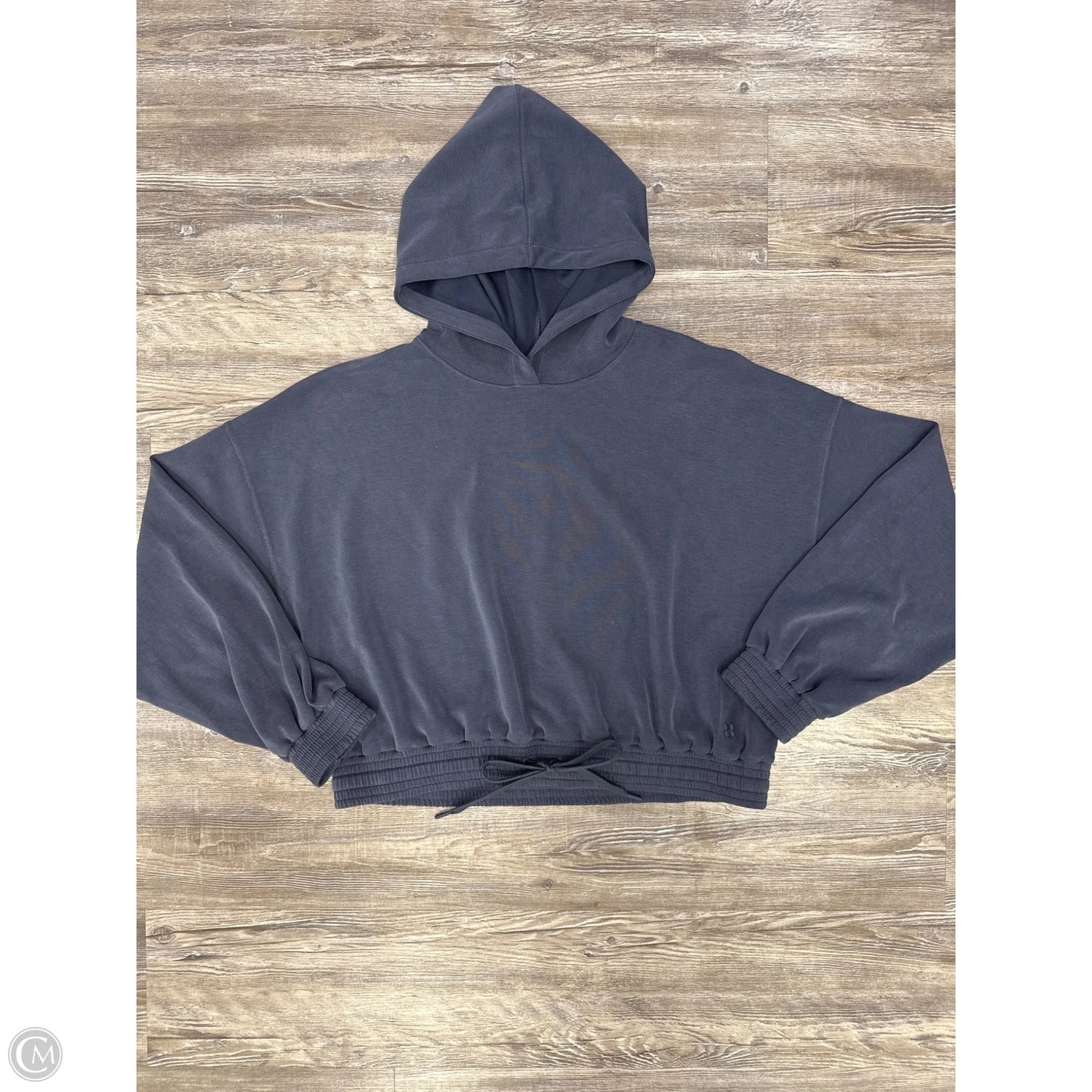 Athletic Sweatshirt Hoodie By Sweaty Betty In Blue, Size: Xl