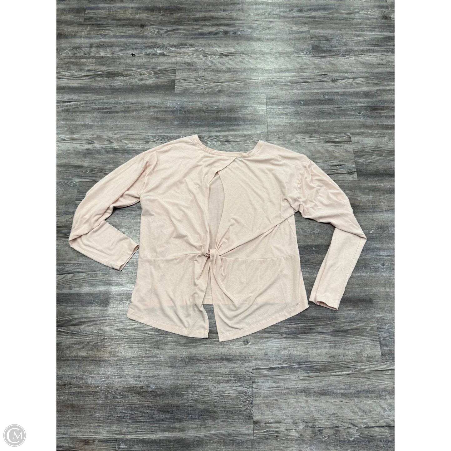 Athletic Top Long Sleeve Crewneck By Athleta In Pink, Size: L