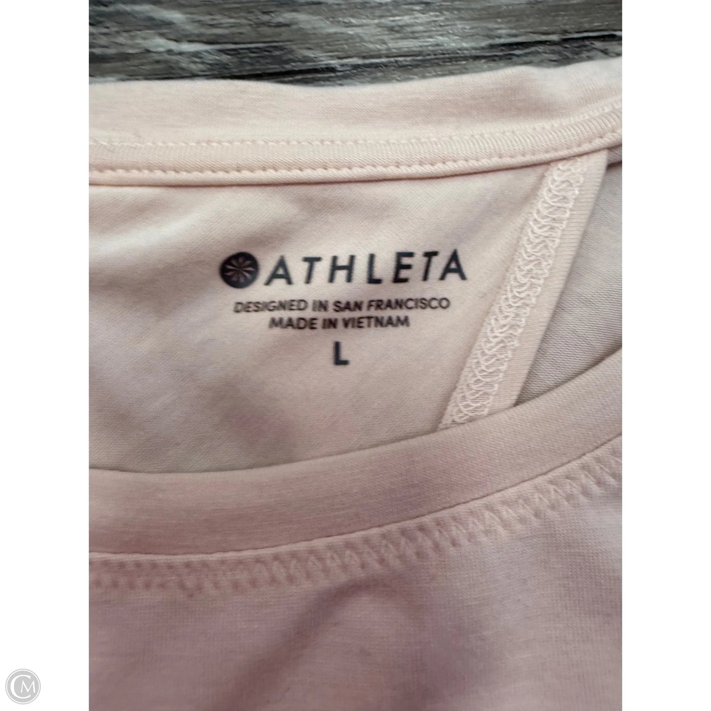 Athletic Top Long Sleeve Crewneck By Athleta In Pink, Size: L