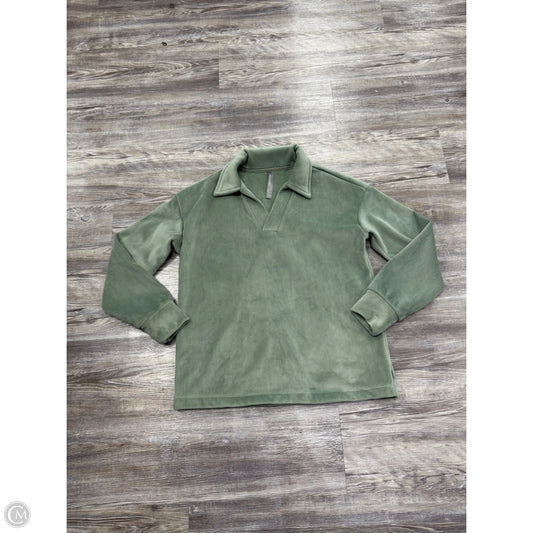 Athletic Sweatshirt Crewneck By Mondetta In Green, Size: S