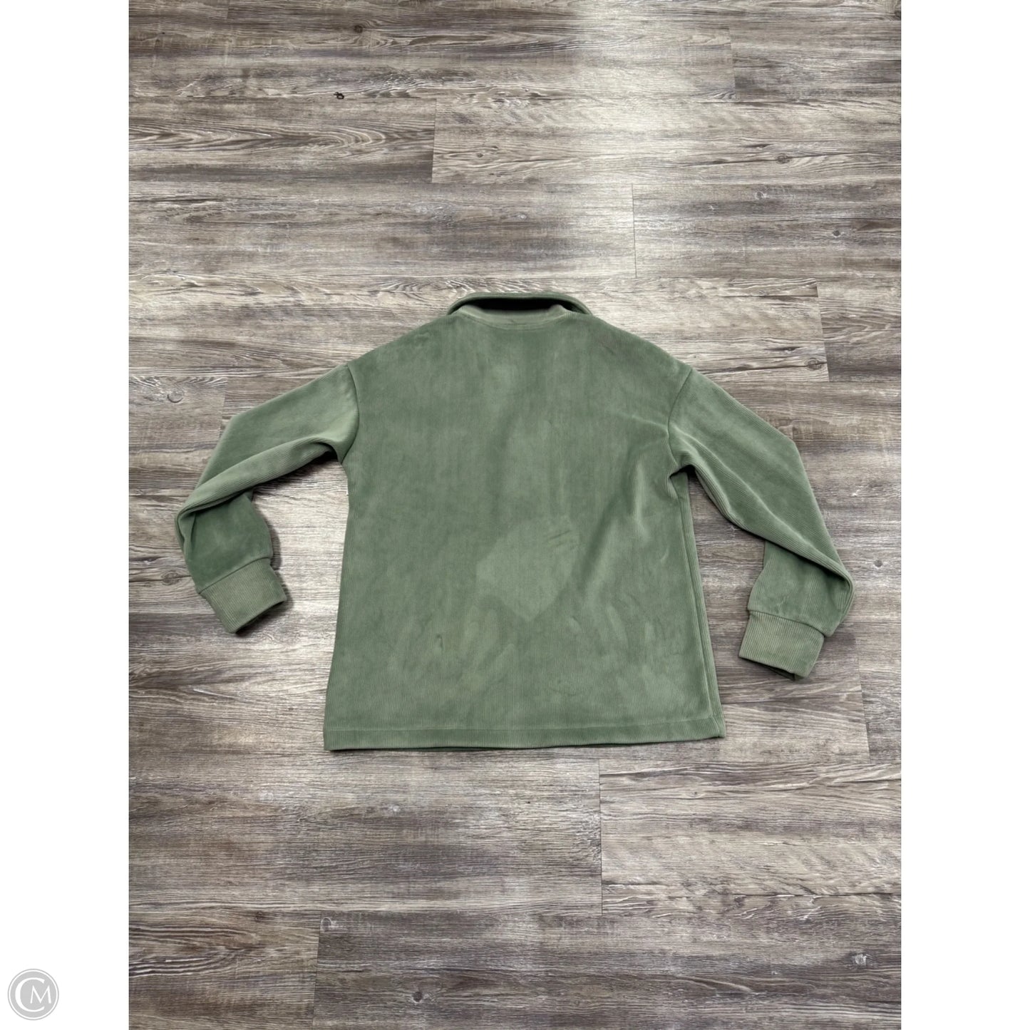 Athletic Sweatshirt Crewneck By Mondetta In Green, Size: S