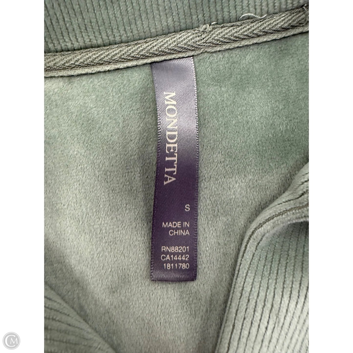 Athletic Sweatshirt Crewneck By Mondetta In Green, Size: S